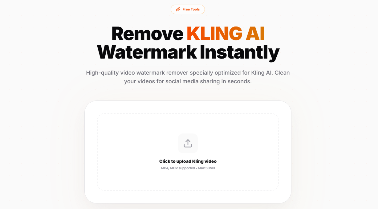 Kling AI Remover Hero